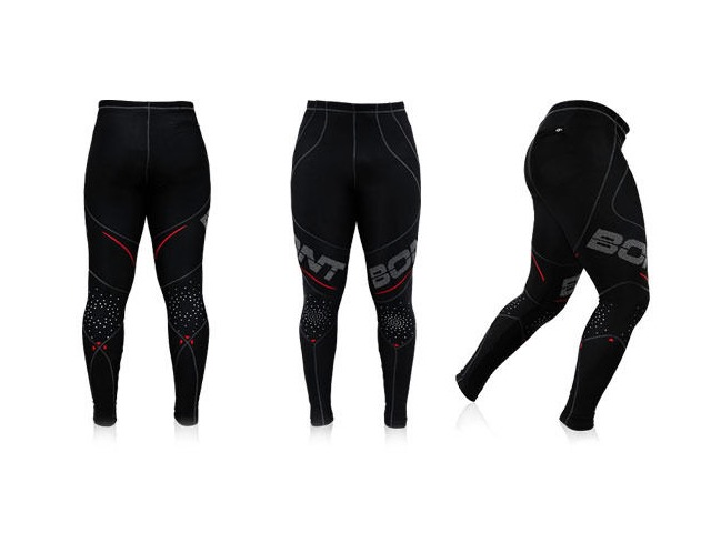 Bont Hi-Performance Compression Tights Black click to zoom image