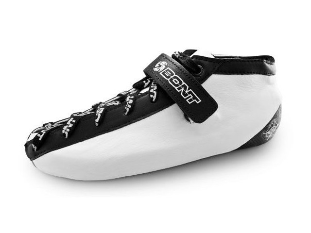 Bont Hybrid Fiberglass Leather White/Black click to zoom image