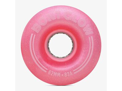 Bont Glow Light UP LED Wheels  Cherry Blossom Pink  click to zoom image