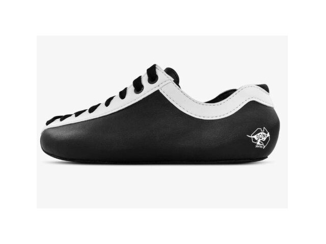 Bont Racer U Roller Speed Skate Boots, Black/White click to zoom image
