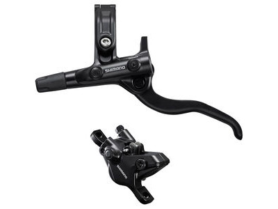 Shimano BR-MT410/BL-M4100 Deore brake lever/post mount 2 pot calliper, rear left