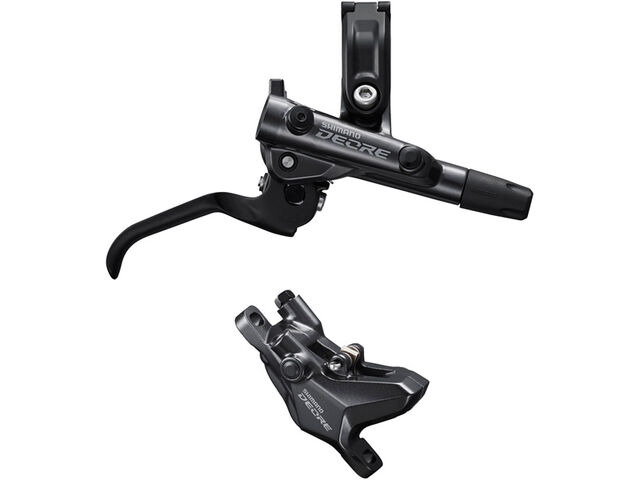 Shimano BR-M6100/BL-M6100 Deore bled brake lever/post mount 2 pot calliper, front right click to zoom image