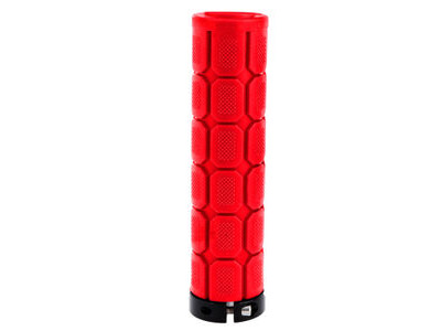 Oxford Pro FAT Lock On Bike Grips Red Red  click to zoom image