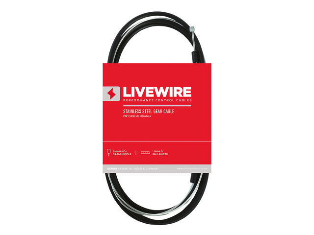 Oxford LIvewire Stainless Gear Cable click to zoom image