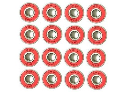 RDS ABEC 9 Red Bearings x 16