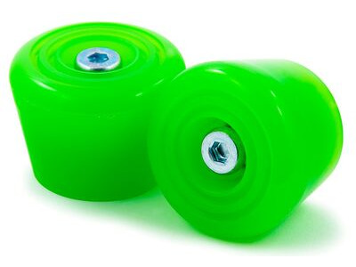 Rio Roller Stoppers (Pair)  Green  click to zoom image