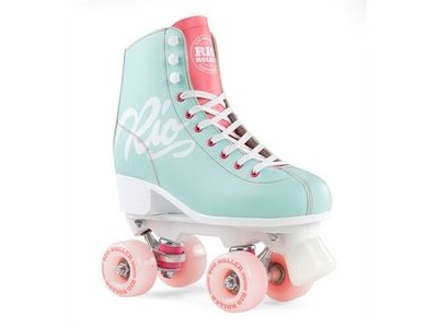 Rio Roller Script Skates Teal