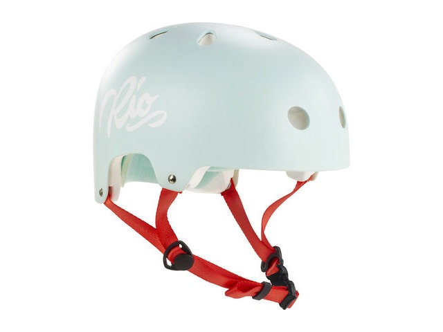 Rio Roller Script Helmet Teal click to zoom image
