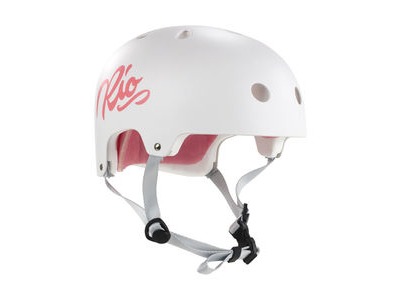 Rio Roller Script Helmet White