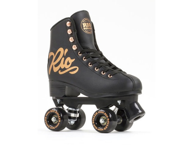 Rio Roller Rose Skates Black click to zoom image