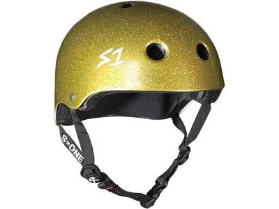 S1 Lifer Helmet Double Gold Glitter