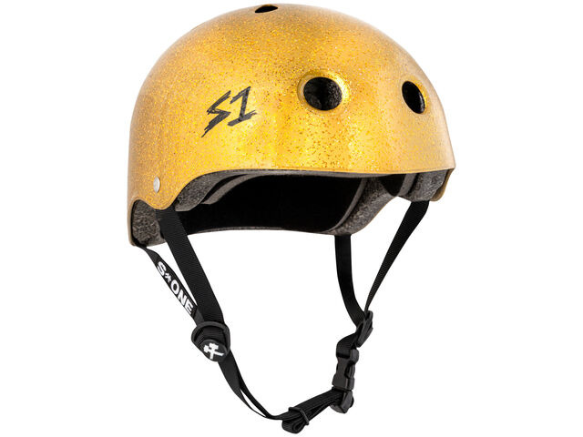 S1 Lifer Helmet Gold Gloss Glitter click to zoom image
