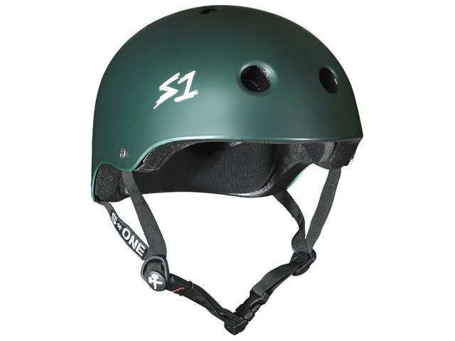 S1 Lifer Dark Green Matt Helmet click to zoom image