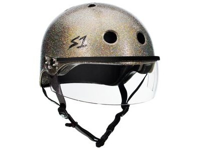 S1 Lifer Helmet inc Visor Champagne Glitter