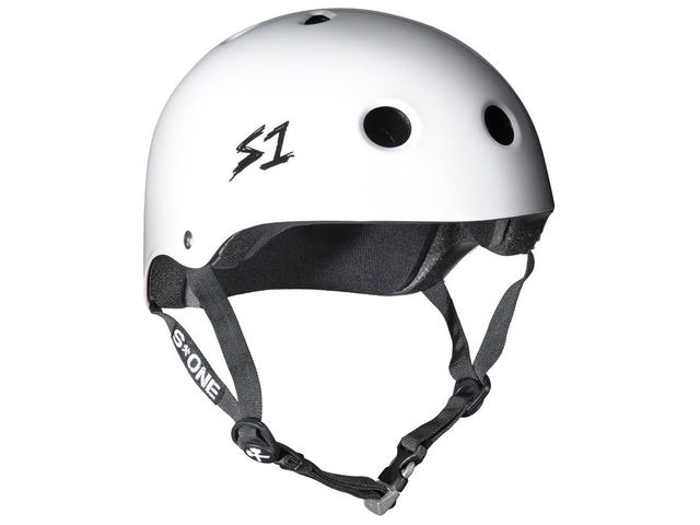 S1 Mega Lifer Helmet White Gloss click to zoom image