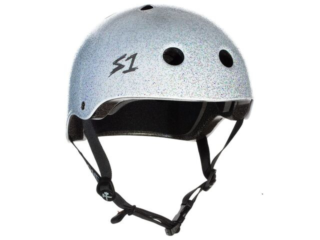 S1 Lifer Helmet White Glitter click to zoom image