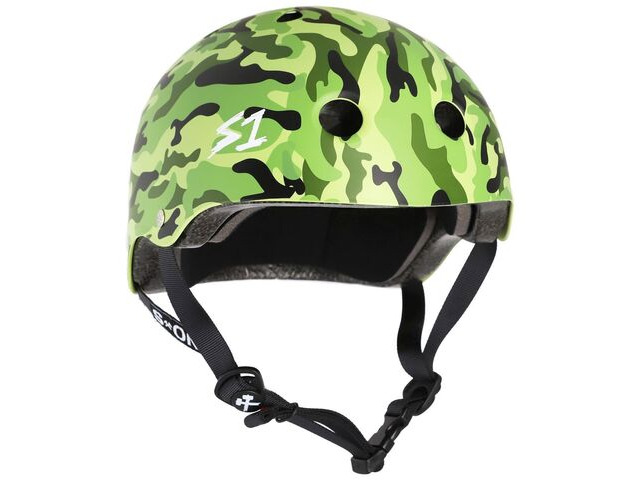 S1 Lifer Helmet Matt Green Camo click to zoom image