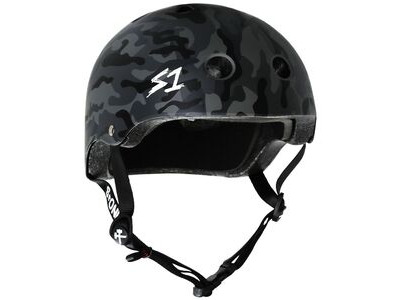 S1 Lifer Helmet Matt Black Camo 