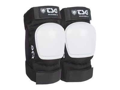 TSG Roller Derby 3.0 Elbow Pads, Black/White