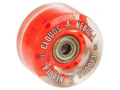 Clouds Nebula Light Up Wheels  Clear/Red  click to zoom image
