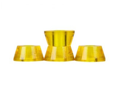 Clouds Bushings, Conical, (Pack of 4) 85a Yellow  click to zoom image
