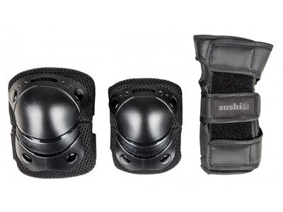 Sushi 3-Pack Youth Padset, Black