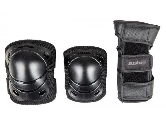 Sushi 3-Pack Youth Padset, Black click to zoom image
