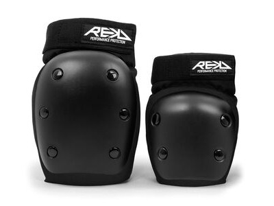 Rekd Youth Heavy Duty Double Pad Set Black