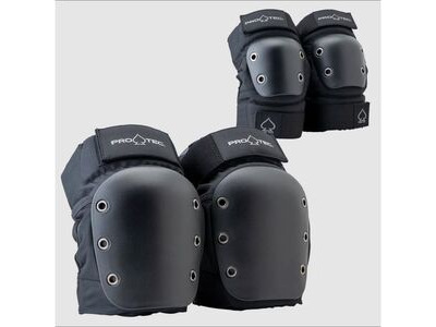 Pro-Tec Street Knee/Elbow Pad Set Open Black