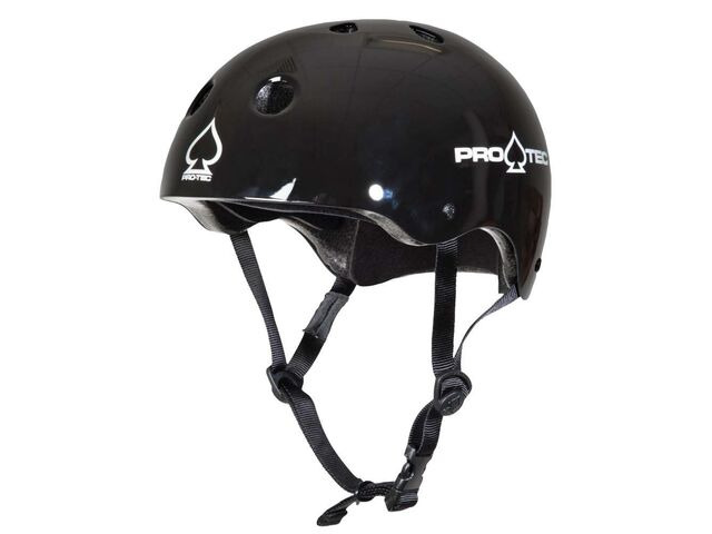 Pro-Tec Helmet Classic Cert Gloss Black click to zoom image