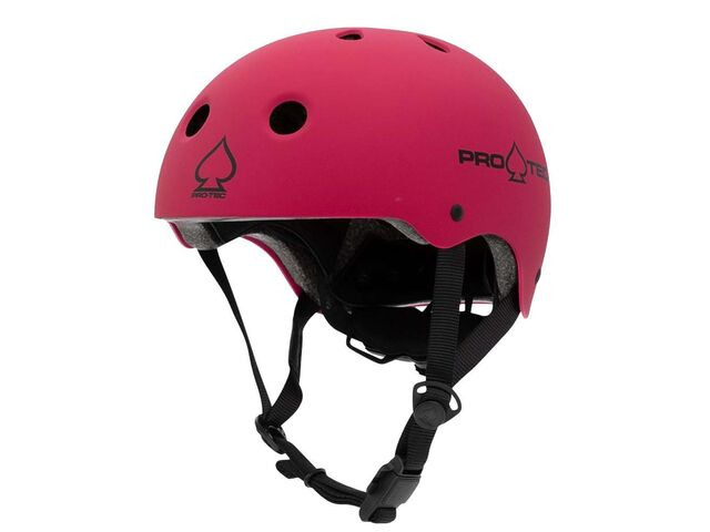 Pro-Tec Helmet Classic Cert Matte Pink Youth click to zoom image