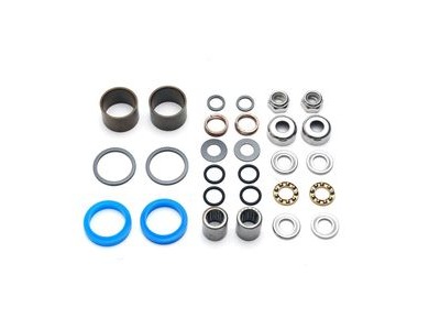 HT Components Pedal Rebuild Kit Evo+: AE01,3,5/ME01,3,5 Pedals - Includes, bearings, washers, end nuts, Orings 