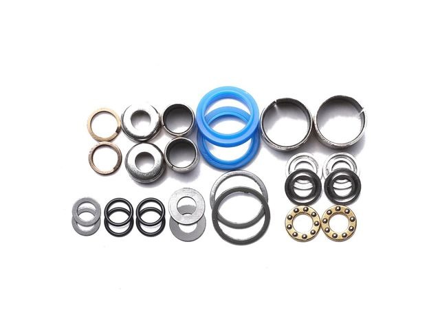 HT Components Pedal Rebuild Kit Evo2: AE02/ME02 Pedals - Includes, bearings, washers, end nuts, Orings click to zoom image