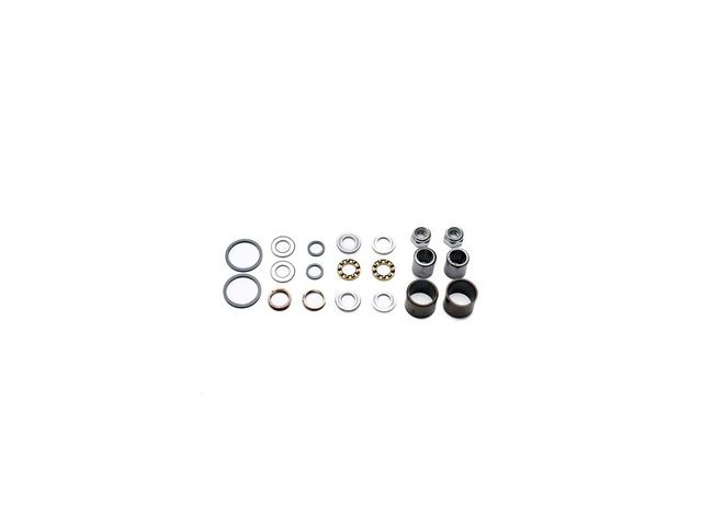 HT Components Pedal Rebuild Kit X-2 Pedals - Includes DU Bushes, End nuts, Bearings, Rubber seals (Also fits AE-06, AE-12) click to zoom image