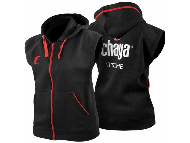 Chaya Sleeveless Hoodie (Zip Vest) click to zoom image