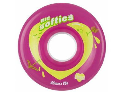 Chaya Big Sofites Outdoor Wheels 65mm x 37mm, Pink 78a  click to zoom image