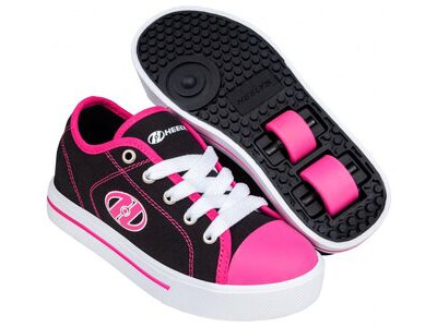 Heelys Classic X2 Black/White/Hot Pink