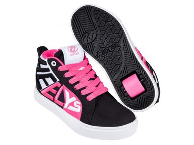 Heelys Racer Black/White/Neon Pink
