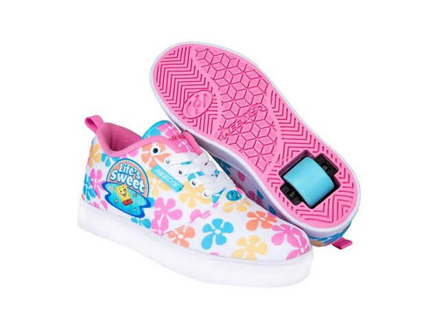 Heelys SpongeBob Racer Pro 20 White/Pink/Blue click to zoom image