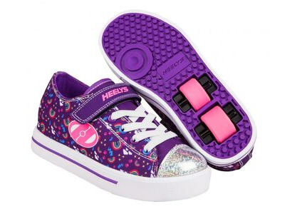 Heelys Snazzy X2 Purple/Multi/Rainbow