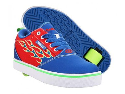 Heelys Pro 20 Red Blue Neon Green