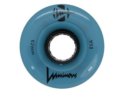 Luminous Wheels Light Up Quad Wheels (4 Pack) 62mm Blue Glow,  click to zoom image