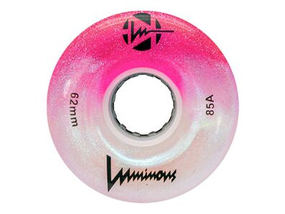 Luminous Wheels Light Up Quad Wheels (4 Pack) 62mm Cotton Candy 85  click to zoom image