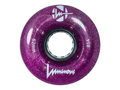 Luminous Wheels Light Up Quad Wheels (4 Pack) 62mm Purple Haze 85a  click to zoom image