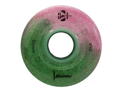 Luminous Wheels Light Up Quad Wheels (4 Pack) 62mm Pink Forest 85a  click to zoom image