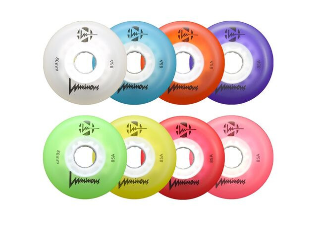 Luminous Wheels Inline LED Wheels 72mm (Unit) click to zoom image