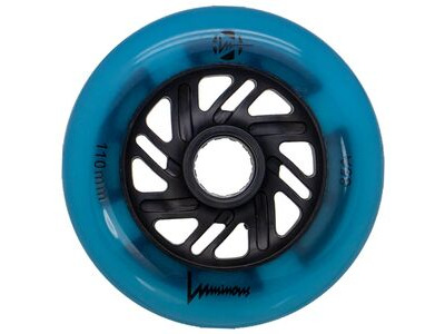 Luminous Wheels Inline LED Wheels 110mm (Unit)  Blue Glow  click to zoom image