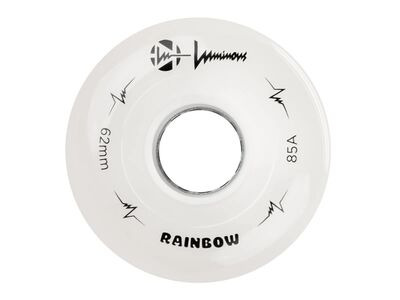 Luminous Wheels Sixies LED Quad Wheels (4 Pack) 62mm Rainbow White  click to zoom image