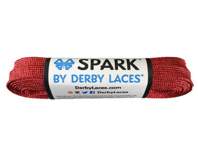 Derby Laces Spark Laces 72" Red 72"  click to zoom image