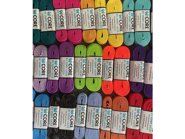 Derby Laces CORE 6mm Wide Laces 120" click to zoom image